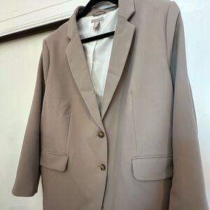 H&M Tan Oversized Blazer Size XXLarge